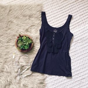 Old Navy 100% Cotton Ruffle Tank Top